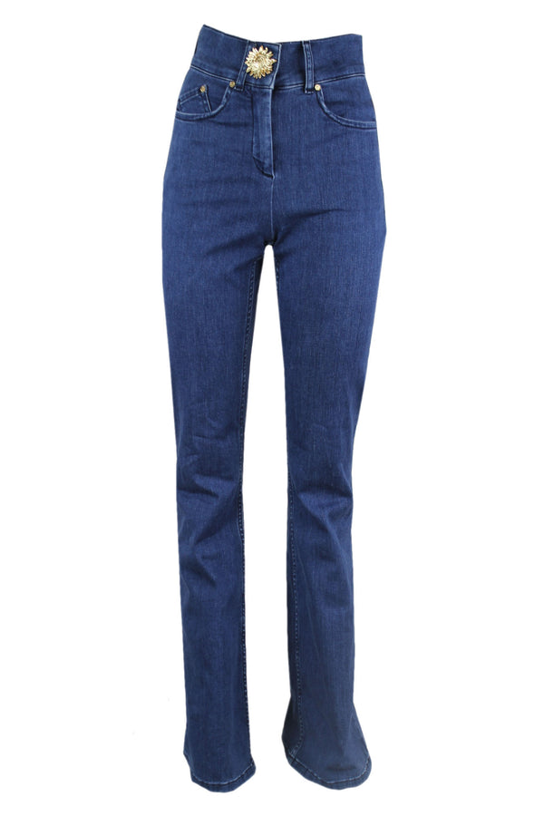 Caroline Biss flared jeans.