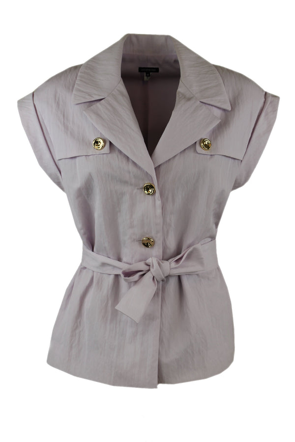 Caroline Biss gevoerde blouse.
