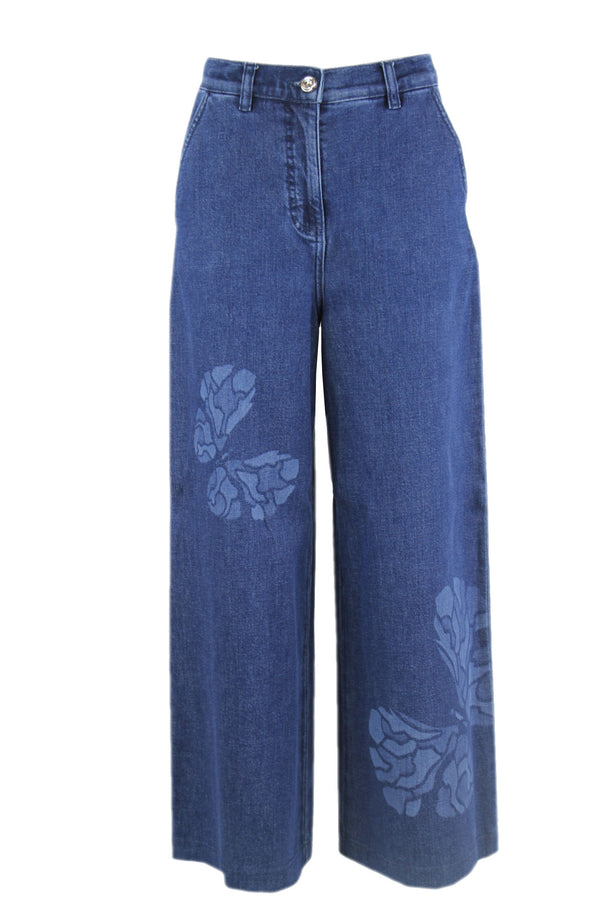 Caroline Biss jeans met wijde pijpen.