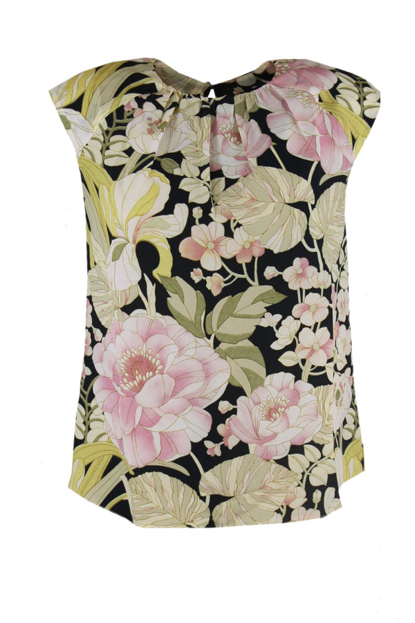 Ted Baker Gathered neck shell top.
