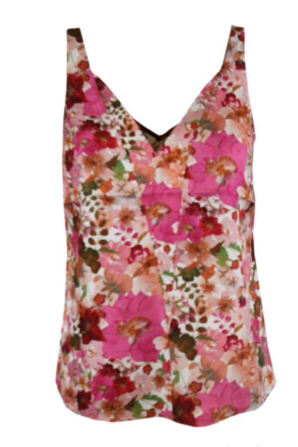 Ted Baker Printed V neck cami.