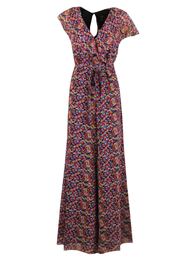 Ted Baker Ruffle front wide leg jumpsuit.