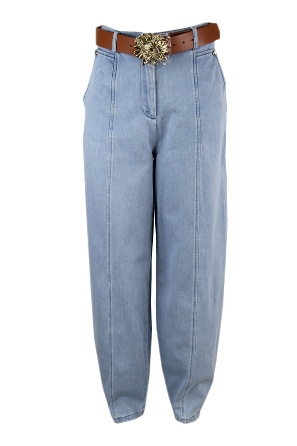 Caroline Biss denim met tapse pijp.