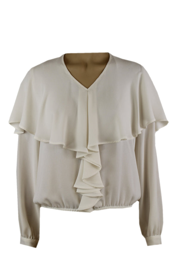 Caroline Biss blouse met een elastische onderkant.