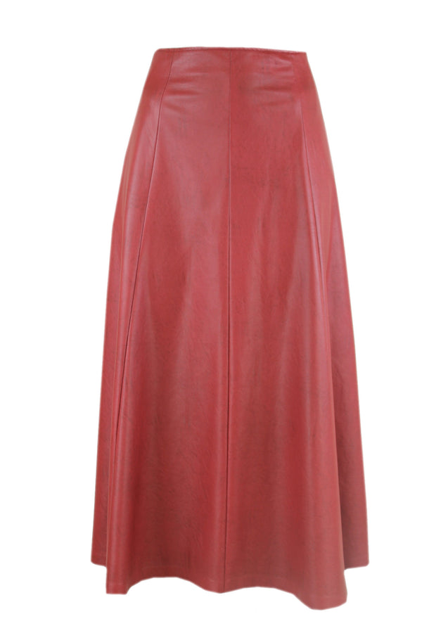 Caroline Biss leatherlook klokrok.