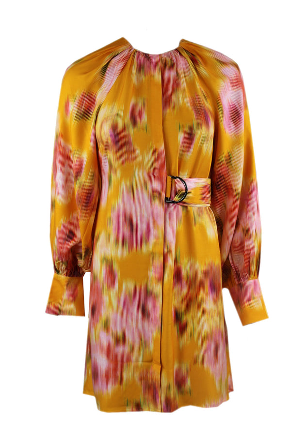 Ted Baker Mini wrap dress orange.