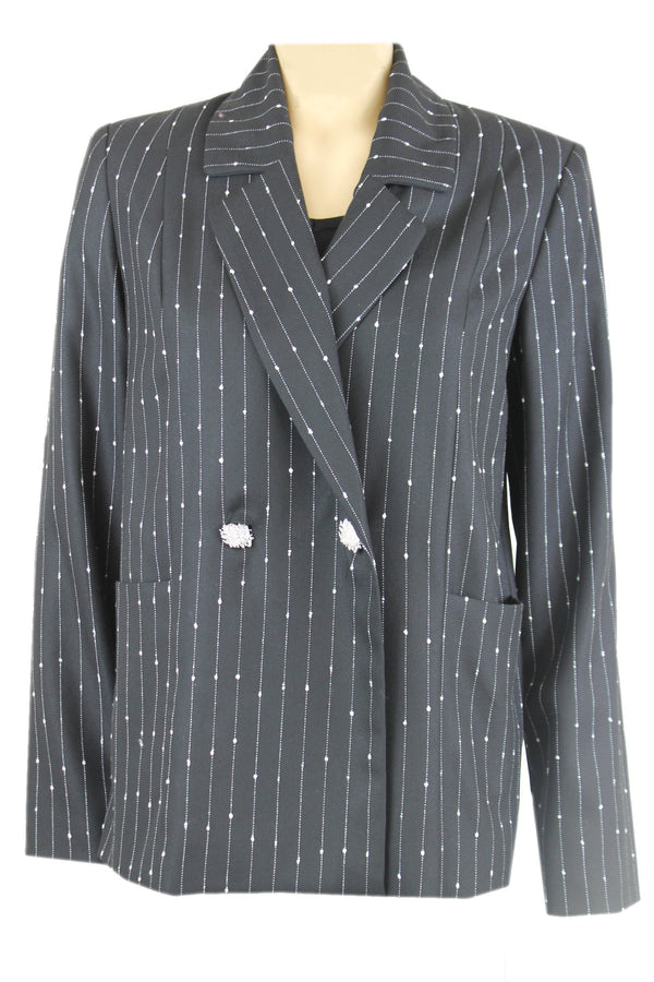 Caroline Biss gevoerde blazer met krijtstreep.