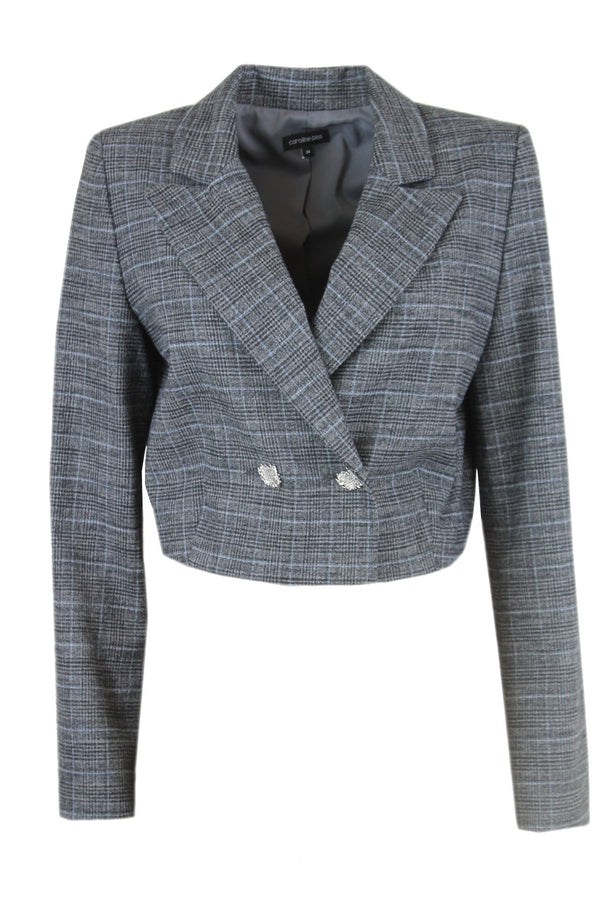 Caroline Biss korte gevoerde blazer.