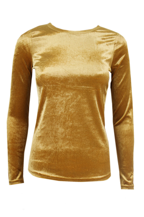 Amaya shirt Gold Velvet.