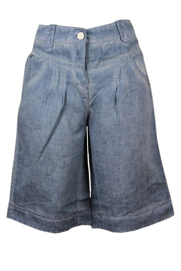 Sandwich bermuda washed blue.