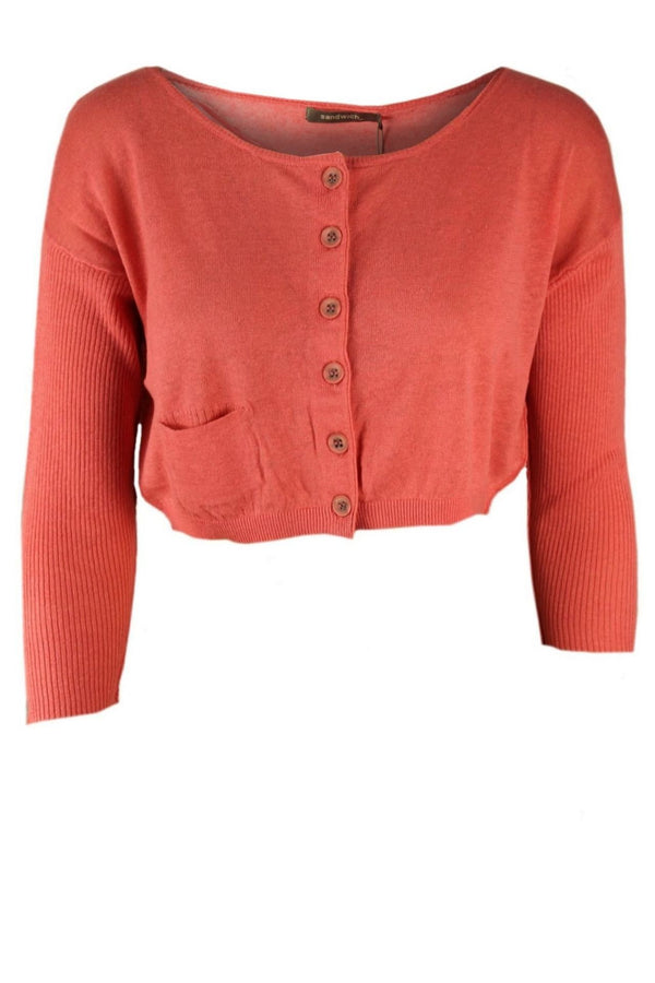 Sandwich bolero vest.