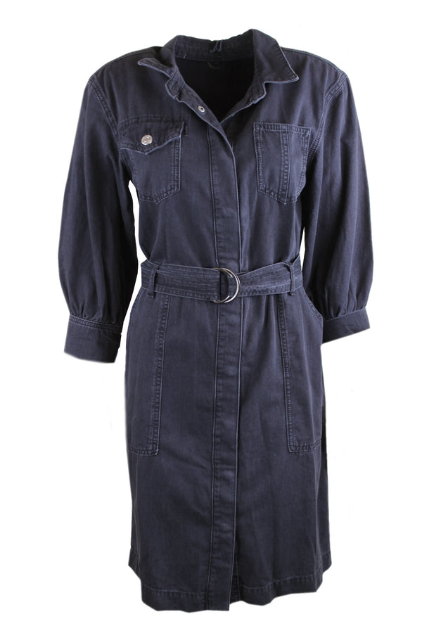 Summum zwarte denim jurk;
